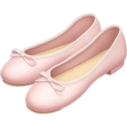 Pale pink ballet shoes sticker
