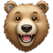 Happy bear sticker