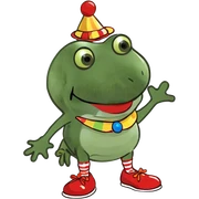 bufo clown sticker