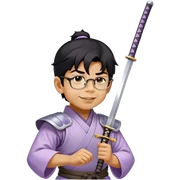 Gentle Samurai sticker