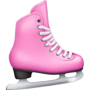 Pink skates sticker