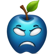 apple cry sticker