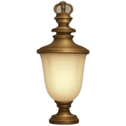 antique lamp sticker