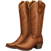 Cowboy boots sticker