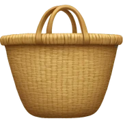 Straw bag sticker