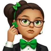Stylish Leprechaun sticker