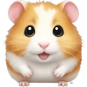 cute hamster sticker