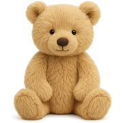 jellycat stuffed plush blonde grizzly bear cub sticker