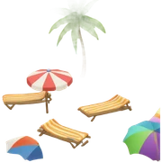 Beach sticker