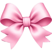 Baby pink bow  sticker