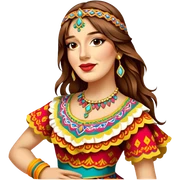 Folkloric Dancer sticker