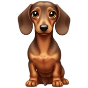 mini dachshund sticker