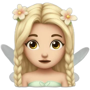 Sadness fairy sticker