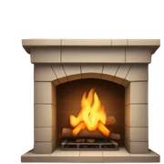 Fireplace  sticker