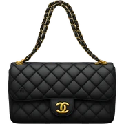 Black Chanel bag sticker