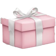 Light pink Christmas gifts under a white Christmas tree  sticker