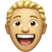 Laughing sticker