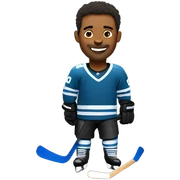 A hockey dad sticker