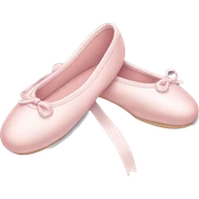 Pale pink ballet shoes sticker