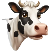 cow sticker