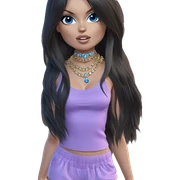 girl with blue eyes jewelry sticker