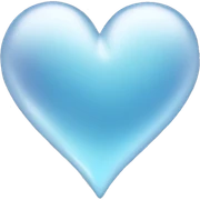 Beautiful clear heart sticker
