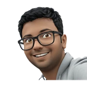 smiling boy in glasses portrait sticker