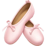 Pale pink ballet shoes sticker