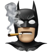 batman smoking sticker