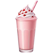 Strawberry milkshake  sticker
