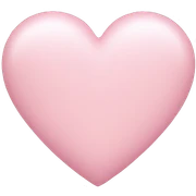 Pastel pink heart sticker