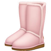 light pink uggs sticker