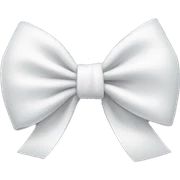 white bow sticker
