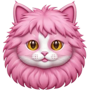 Little pink cat sticker