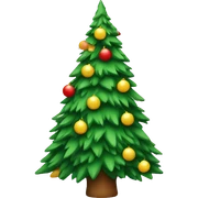 Christmastree sticker