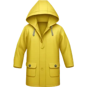 Raincoat sticker