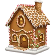 Gingerbread house sticker