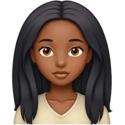 Black girl sticker