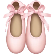 Pale pink ballet shoes sticker