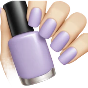 light purple nail color sticker