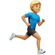 running sticker