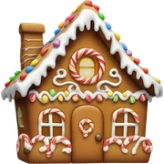 gingerbread house sticker
