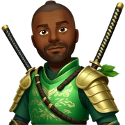 Emerald Samurai sticker