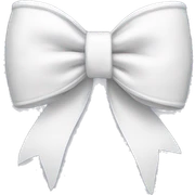 White bow sticker