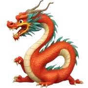 chinese dragon  sticker