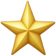 Christmas star sticker