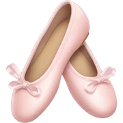 Pale pink ballet shoes sticker