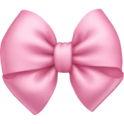 Baby pink bow sticker