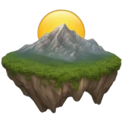 Mountain sticker