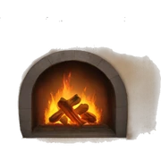 fireplace sticker